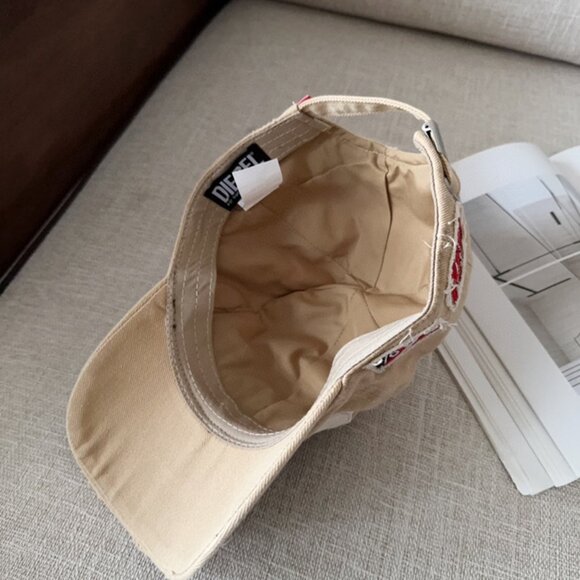 Diesel Khaki Baseball Cap - Picture 7 of 8